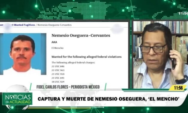 CAÍDA DEL «MENCHO» GENERA ALERTA EN MÉXICO