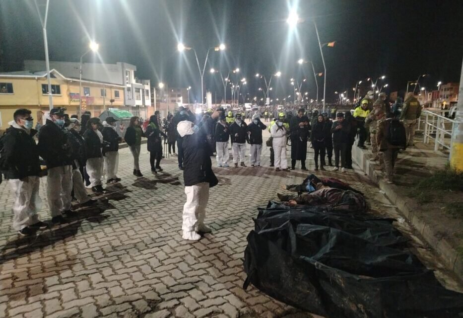 IDIF REALIZÓ AUTOPSIAS A LOS 20 FALLECIDOS EN EL ACCIDENTE AÉREO DE EL ALTO