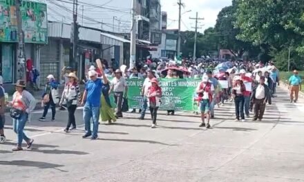 GREMIALES DEL NUEVO MERCADO LA RAMADA MARCHAN POR FALTA DE AGUA Y LUZ Y ACUSAN A LA ALCALDÍA