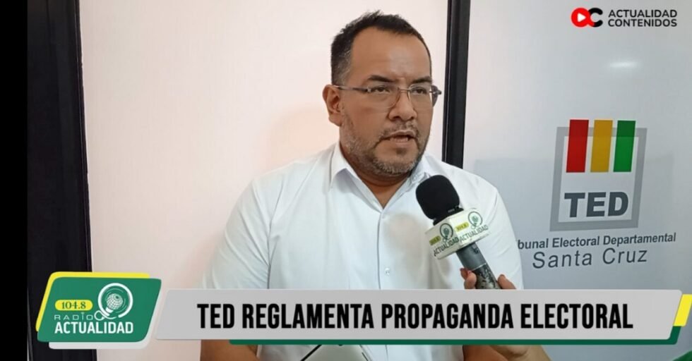 TED SOCIALIZA REGLAMENTOS Y ACTIVA CONTROL DE PROPAGANDA ELECTORAL