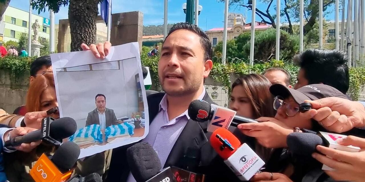 MEDINACELI PRESENTA DEMANDA PENAL POR INJURIA CONTRA EL VICEPRESIDENTE LARA