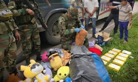 UMOPAR INCAUTA 15 PAQUETES DE COCAÍNA EN BUS LA PAZ–BERMEJO