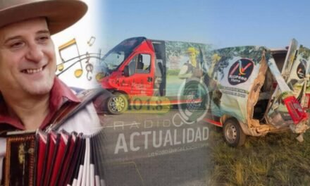 EL CANTAUTOR CHAQUEÑO SE SALVA DE MILAGRO EN ACCIDENTE VIAL EN ARGENTINA