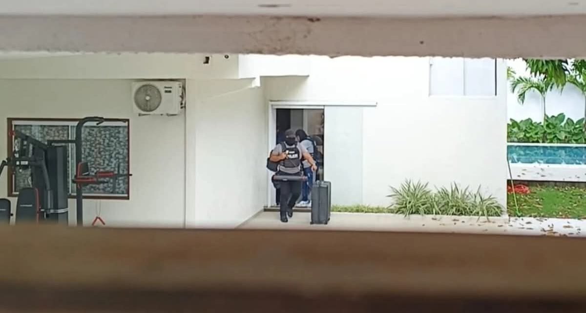 POLICÍA DESCUBRE PASADIZO OCULTO EN RESIDENCIA DE MARSET