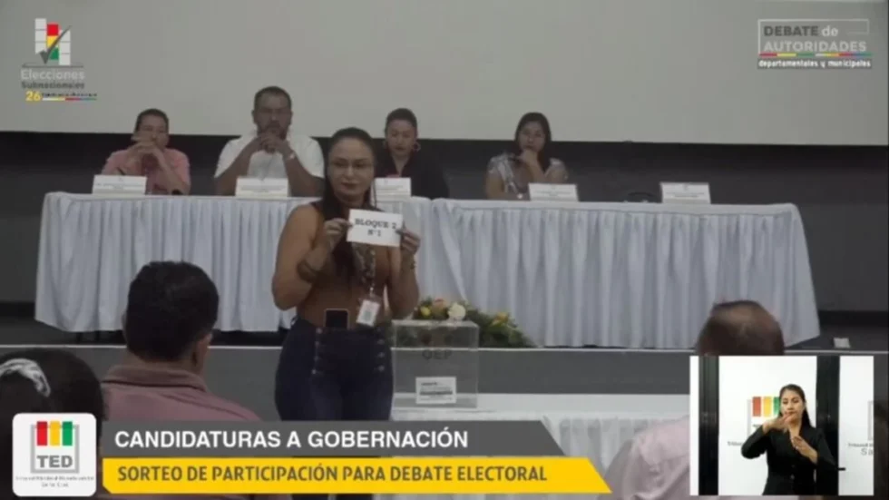 CANDIDATOS A LA GOBERNACIÓN SE ENFRENTAN HOY EN EL DEBATE DEPARTAMENTAL