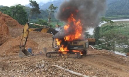 OPERATIVO CONTRA LA MINERÍA ILEGALEN EL RÍO BENI