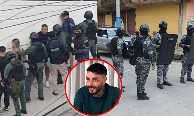 CAPTURAN A SEBASTIÁN MARSET EN MEGAOPERATIVO POLICIAL EN SANTA CRUZ