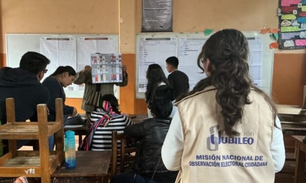 MOE JUBILEO DESTACA TRANSPARENCIA EN LOS COMICIOS Y SEÑALA DESAFÍOS