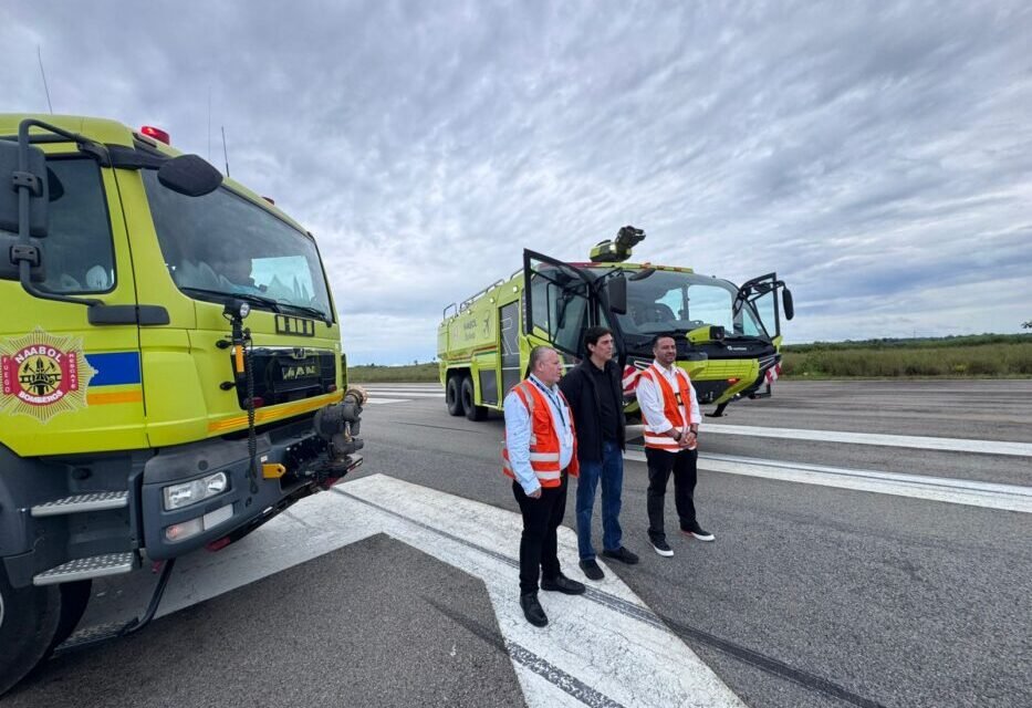 GOBIERNO VERIFICA OPERATIVIDAD Y MANTENIMIENTO DEL AEROPUERTO EN COBIJA