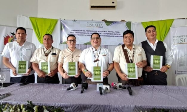 FISCAL GENERAL IMPULSA PROTOCOLO PARA FORTALECER LA JUSTICIA CON PUEBLOS INDÍGENAS
