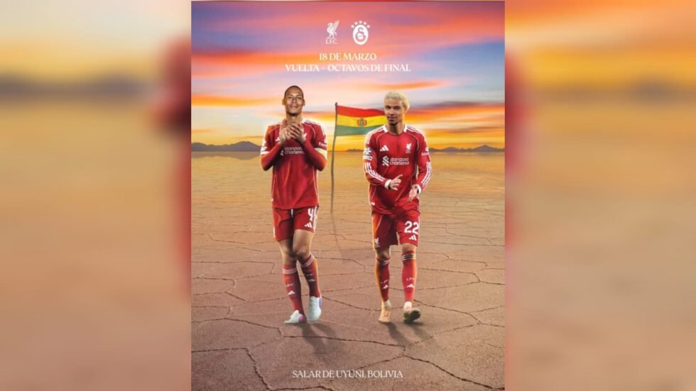 LIVERPOOL PONE DE FONDO EL SALAR DE UYUNI PARA ANUNCIAR DUELO ANTE GALATASARAY