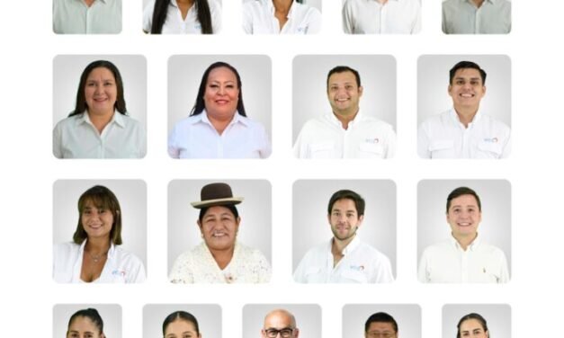 VOS OFICIALIZA SUS CANDIDATOS AL CONCEJO MUNICIPAL DE SANTA CRUZ