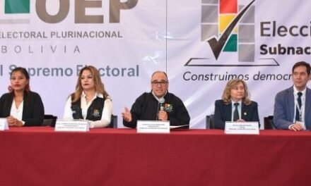 AVANZA EL CÓMPUTO OFICIAL Y SANTA CRUZ SE MANTIENE ÚLTIMO A NIVEL NACIONAL
