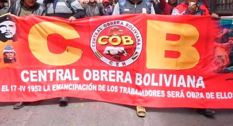 COB ALERTA CON MOVILIZACIONES TRAS DECISIÓN DEL TSE SOBRE NGP