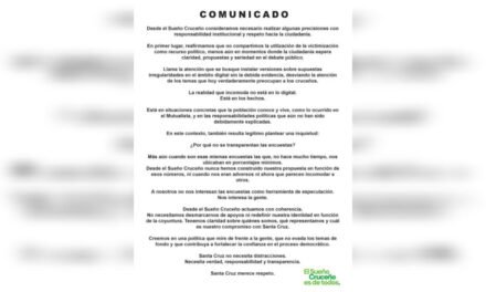 SPT CUESTIONA LA VICTIMIZACIÓN EN POLÍTICA Y PIDE CENTRAR EL DEBATE EN PROPUESTAS