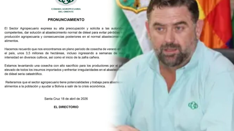 AGROPECUARIOS EXIGEN DIÉSEL PARA EVITAR PÉRDIDAS