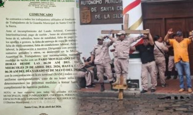 GUARDIAS MUNICIPALES ANUNCIAN PARO DE 72 HORAS