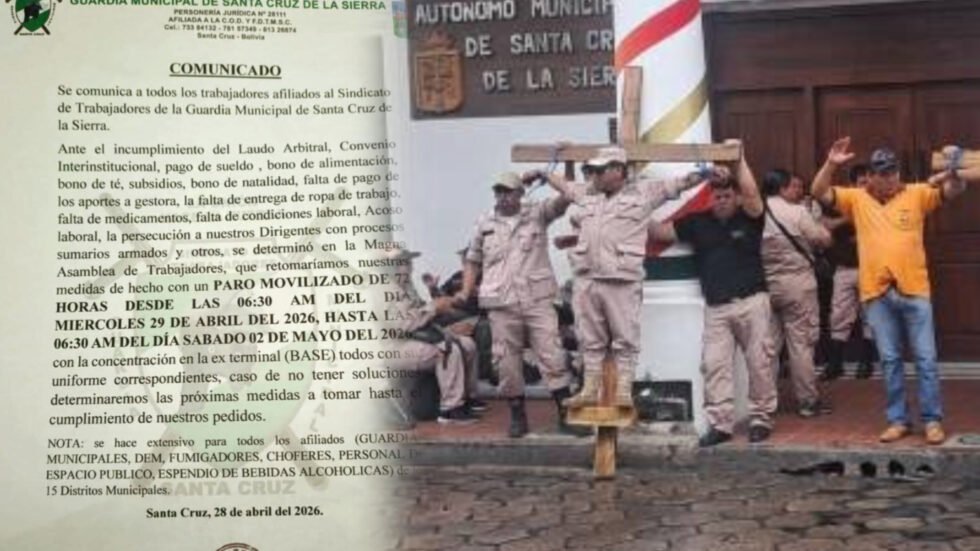GUARDIAS MUNICIPALES ANUNCIAN PARO DE 72 HORAS