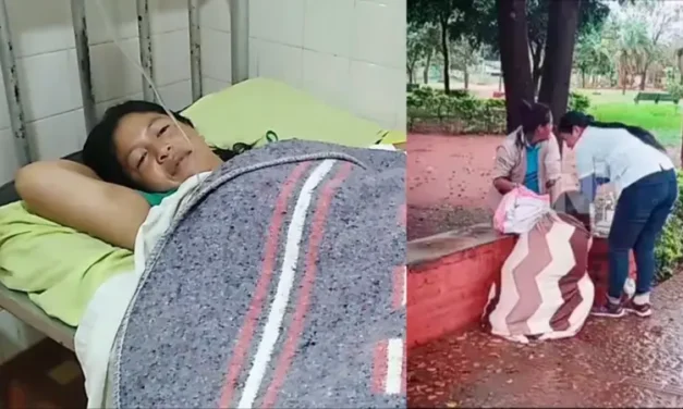 MUJER DA A LUZ A SU BEBÉ EN PLENA PLAZA DE SAN IGNACIO