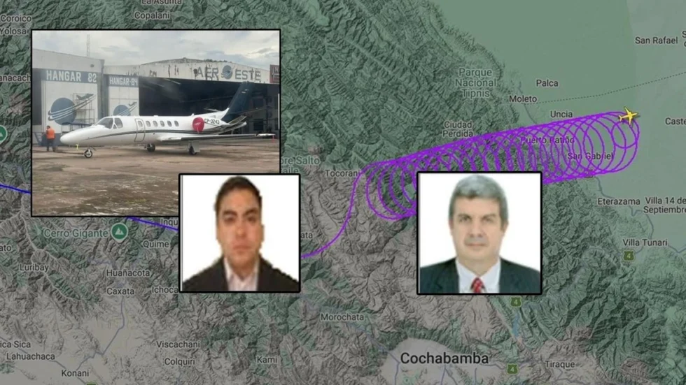 CONFIRMAN FALLECIMIENTO DE TRIPULANTES TRAS ACCIDENTE AÉREO EN COCHABAMBA