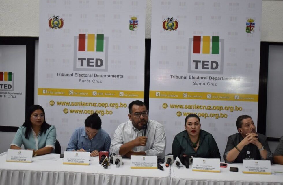 TED SORTEÓ MÁS DE 53 MIL JURADOS PARA LA SEGUNDA VUELTA EN SANTA CRUZ