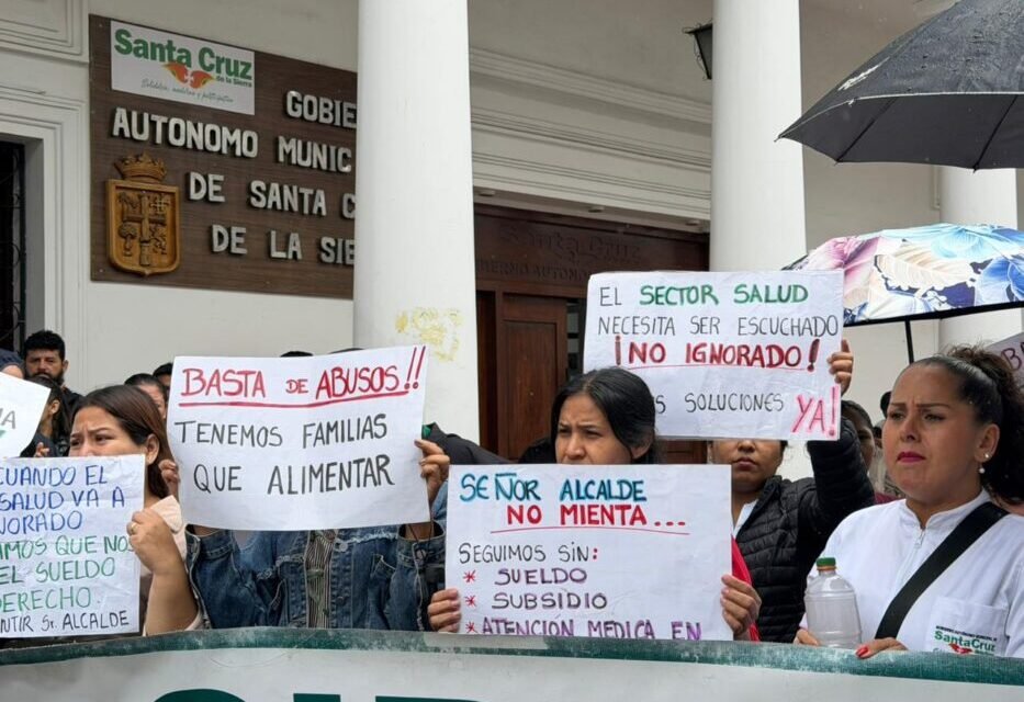 SECTOR SALUD CUMPLE SU SEGUNDO DÍA DE PARO EN SANTA CRUZ