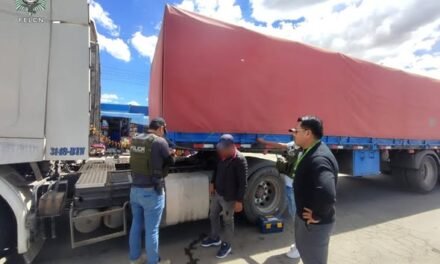 SUCRE: FELCN INTERCEPTA CAMIÓN CON 26 TONELADAS DE SUSTANCIA CONTROLADA