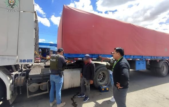 SUCRE: FELCN INTERCEPTA CAMIÓN CON 26 TONELADAS DE SUSTANCIA CONTROLADA