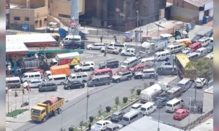 EL ALTO: FALTA DE COMBUSTIBLE GENERA LARGAS FILAS Y PARALIZA VIAJES