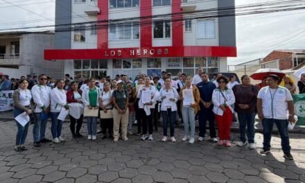 SECTOR SALUD CUMPLE CUARTO DÍA DE PARO Y DENUNCIA APORTES IMPAGOS A LA CNS