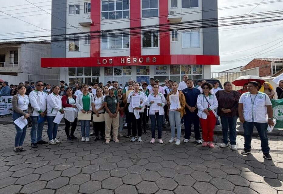 SECTOR SALUD CUMPLE CUARTO DÍA DE PARO Y DENUNCIA APORTES IMPAGOS A LA CNS