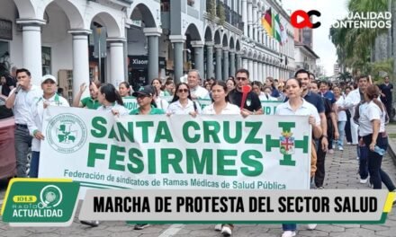 TRABAJADORES EN SALUD SALEN A LAS CALLES Y EXIGEN EL PAGO DE SALARIOS ATRASADOS