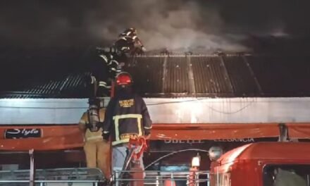 INCENDIO ESTRUCTURAL EN CENTRO COMERCIAL DEJA CASETAS AFECTADAS Y PÉRDIDAS