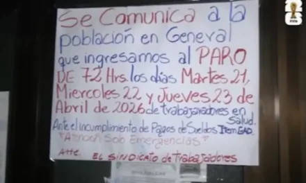 PARO DE 72 HORAS EN SALUD AFECTA LA ATENCIÓN EN HOSPITALES DE SANTA CRUZ