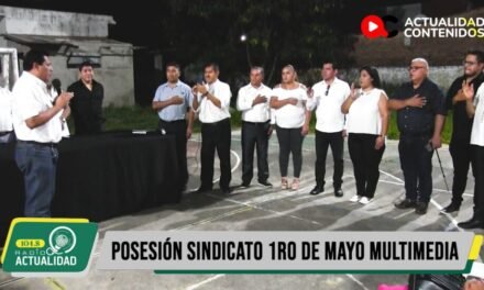 FSTPSC POSESIONÓ AL SINDICATO 1RO DE MAYO MULTIMEDIA