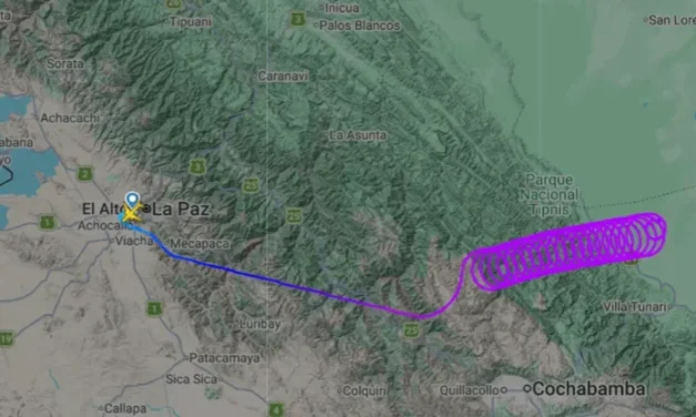 COCHABAMBA: AERONAVE CON VUELO IRREGULAR PIERDE CONTACTO CON LA TORRE DE CONTROL