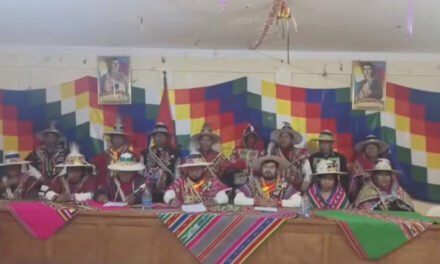 AYLLUS DEL NORTE POTOSÍ RECHAZAN LA LEY 1720 Y ADVIERTEN POSIBLES BLOQUEOS