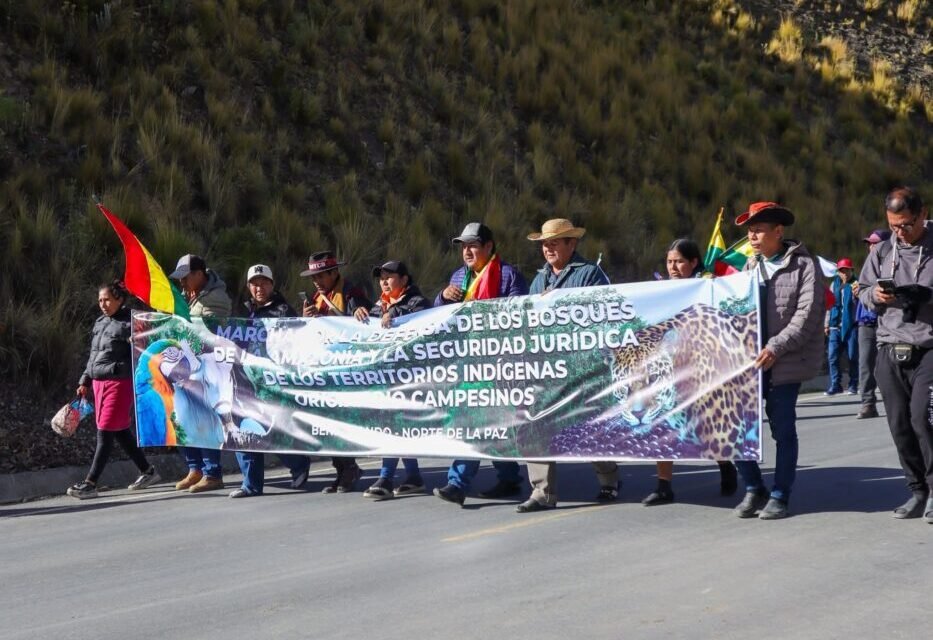 MARCHA PARA ABROGACIÓN DE LA LEY 1720 LLEGA A LA PAZ