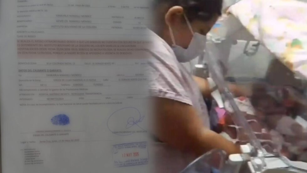 MUJER NO VIDENTE TUVO GEMELOS EN LA CNS Y DENUNCIAN COBRO EXCESIVO