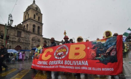 AMPLIADO DE LA COB DETERMINA MANTENER MEDIDAS DE PRESIÓN E INSISTEN EN RENUNCIA DE RODRIGO PAZ