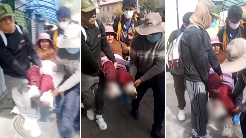 MUJER RESULTA HERIDA DURANTE ENFRENTAMIENTOS EN EL CENTRO DE LA PAZ