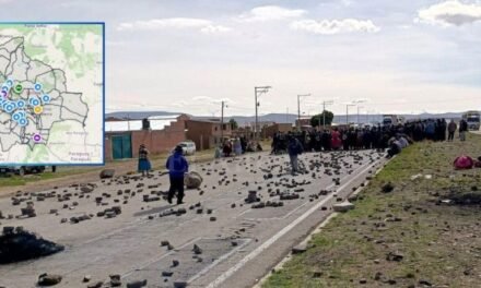 LA PAZ PERMANECE AISLADA Y EL PAÍS SUMA 54 PUNTOS DE BLOQUEO