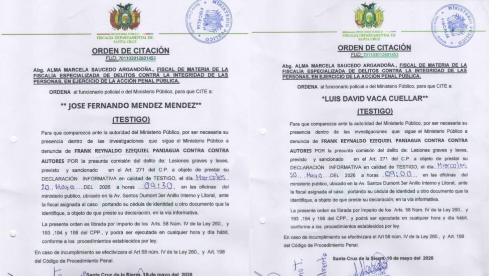 FISCALÍA CITÓ A DIRIGENTES UNIONISTAS A DECLARAR POR AGRESIÓN A REYNALDO EZEQUIEL