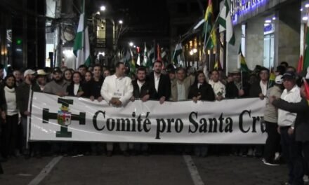 MASIVA MARCHA EN SANTA CRUZ EN DEFENSA DE LA DEMOCRACIA Y LA LIBERTAD