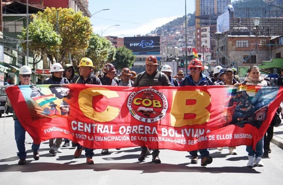 COB RECHAZA DIÁLOGO CON EL GOBIERNO Y ANUNCIA MOVILIZACIONES