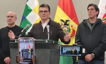 RODRIGO PAZ: “NO VOY A DIALOGAR CON VÁNDALOS”