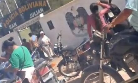 ARDE ESTACIÓN POLICIAL EN SAN JULIÁN TRAS OPERATIVO DE DESBLOQUEO