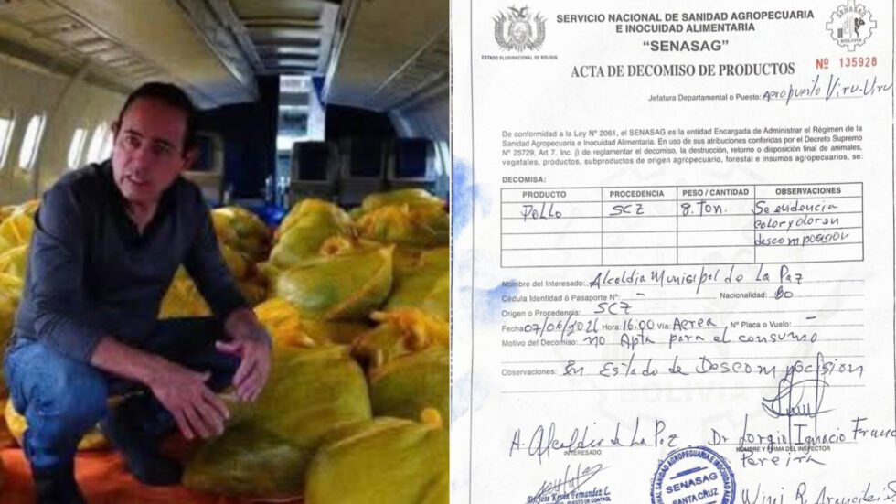HALLAN 8 TONELADAS DE POLLO EN DESCOMPOSICIÓN LISTAS PARA SER TRASLADADAS A LA PAZ