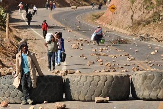 BOLIVIA ARRANCA JUNIO CON 91 PUNTOS BLOQUEOS Y 32 DÍAS DE CONFLICTO SOCIAL