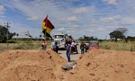 SANTA CRUZ MANTIENE DOS PUNTOS DE BLOQUEO EN SAN JULIÁN Y SAN GERMÁN